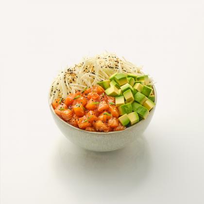 Teriyaki Salmon Poke Bowl