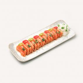 Salmon Tataki and plain rice