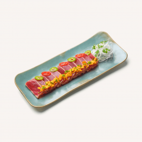 Tuna Tataki and plain rice