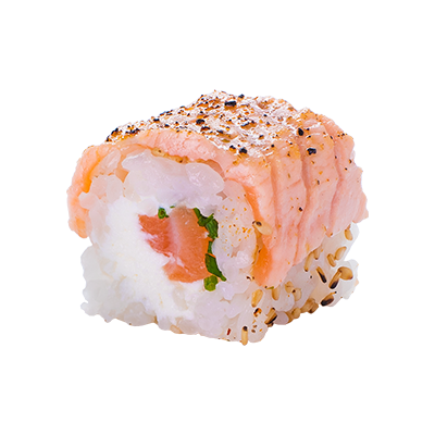 Salmon Aburi Roll
