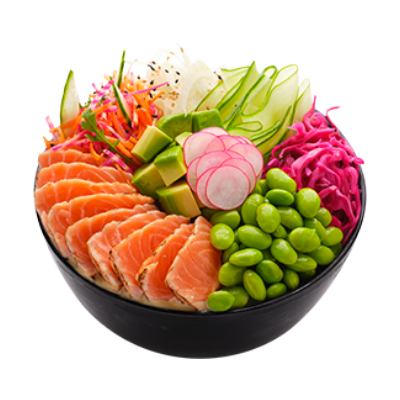 salmon-aburi-poke-bowl